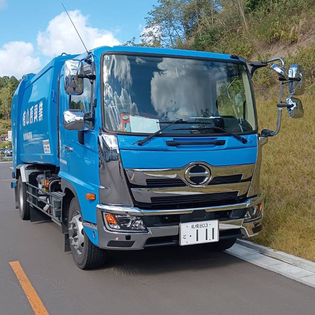 一般廃棄物収集運搬処理車両写真
